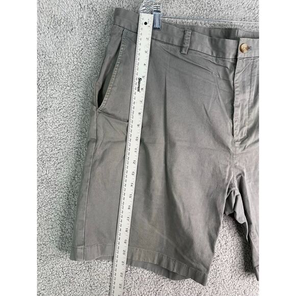 Vineyard Vines Shorts Mens 40 Gray Bermuda Breaker Golf Cotton Zip Close Pockets - Picture 5 of 10